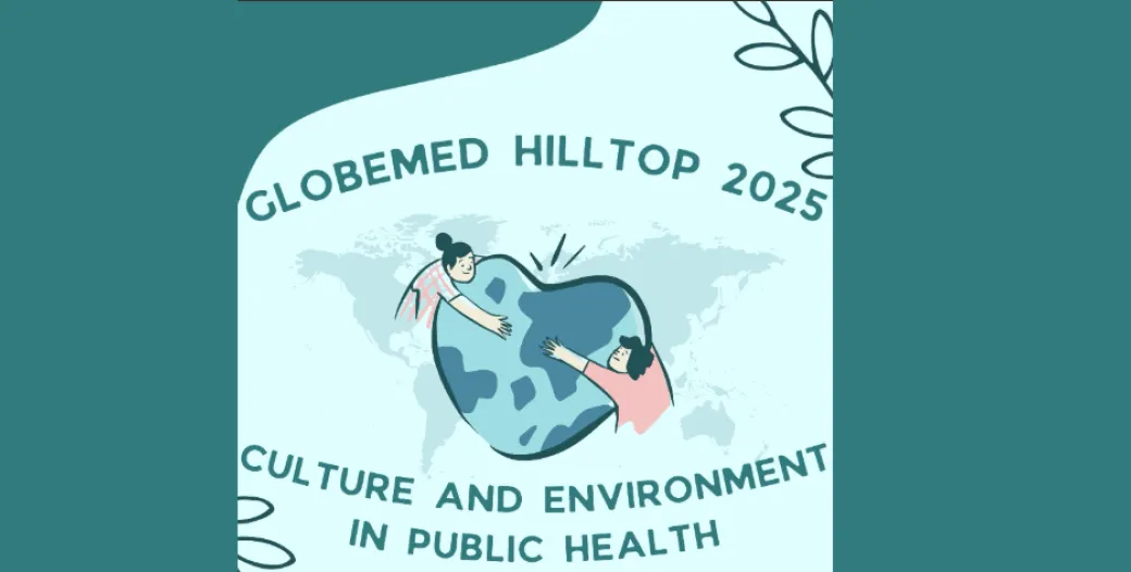 image text: "GLOBEMED HILLTOP 2025: Culture and Environment in Public Health"