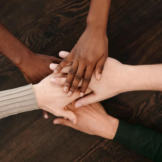 hands of many races