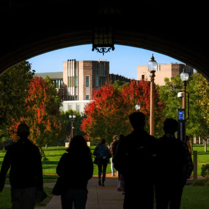 WashU School of Public Health has several scholarship programs, including three that are designed to increase access to graduate public health education for students from St. Louis, the region, and surrounding states. (PHOTO: Zachary Linhares/WashU Publlc Health)